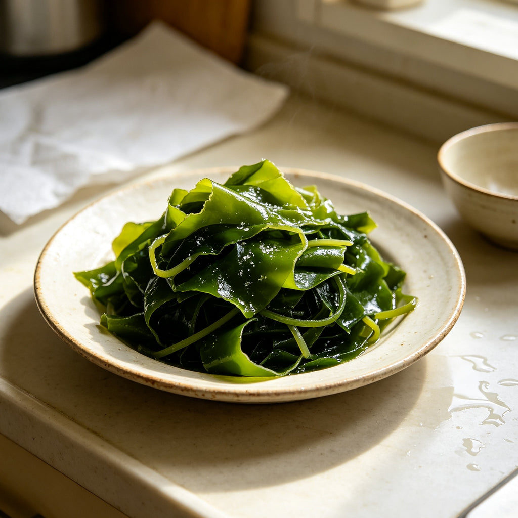 Fresh Crisp Green Seaweed Salad