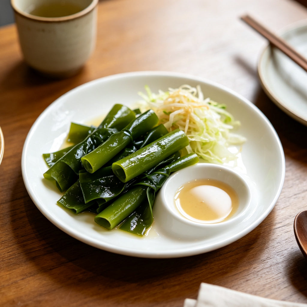 Fresh Crisp Green Seaweed Salad