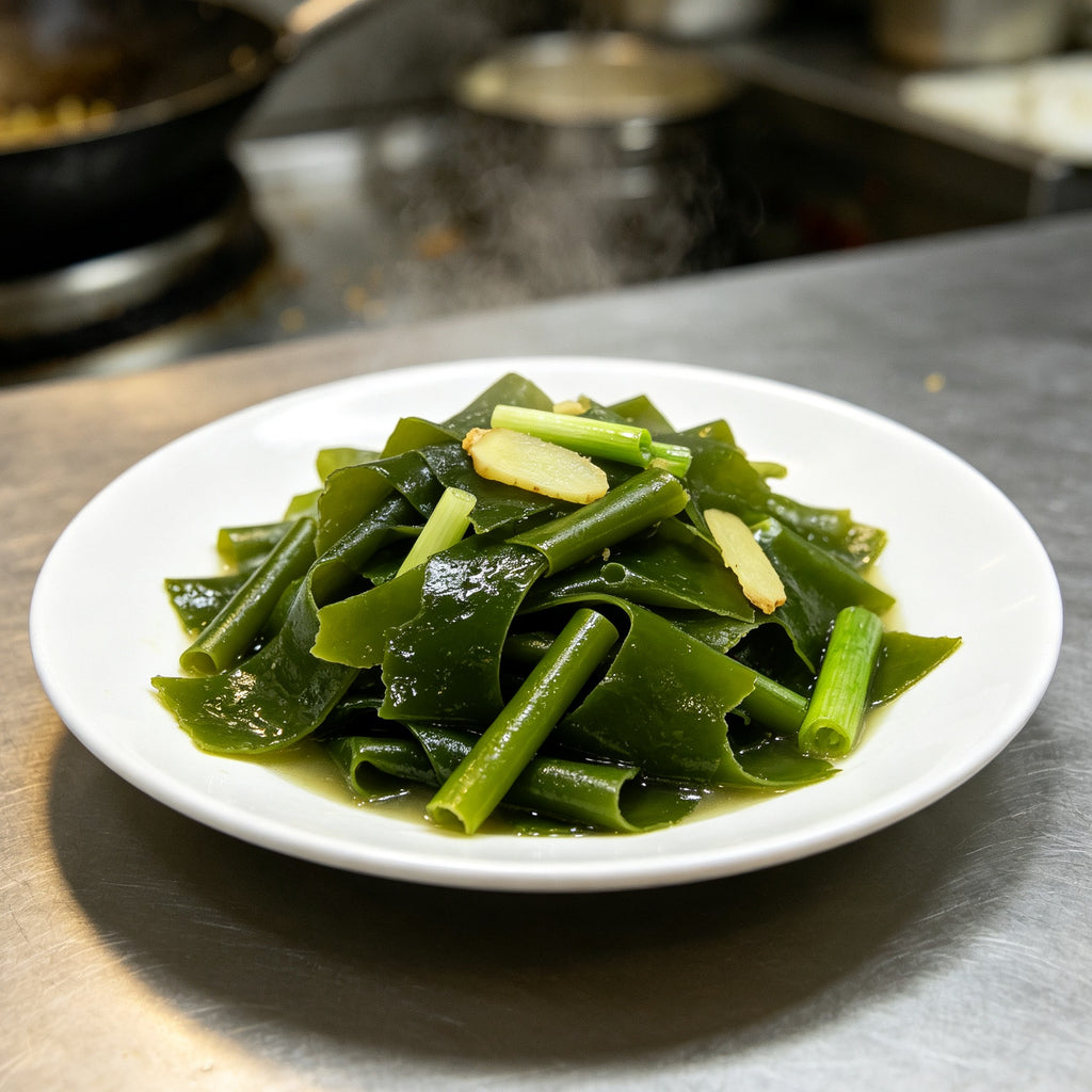 Fresh Crisp Green Seaweed Salad