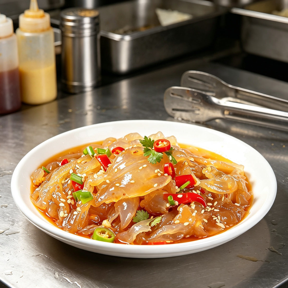Refreshing Chilled Jellyfish Salad