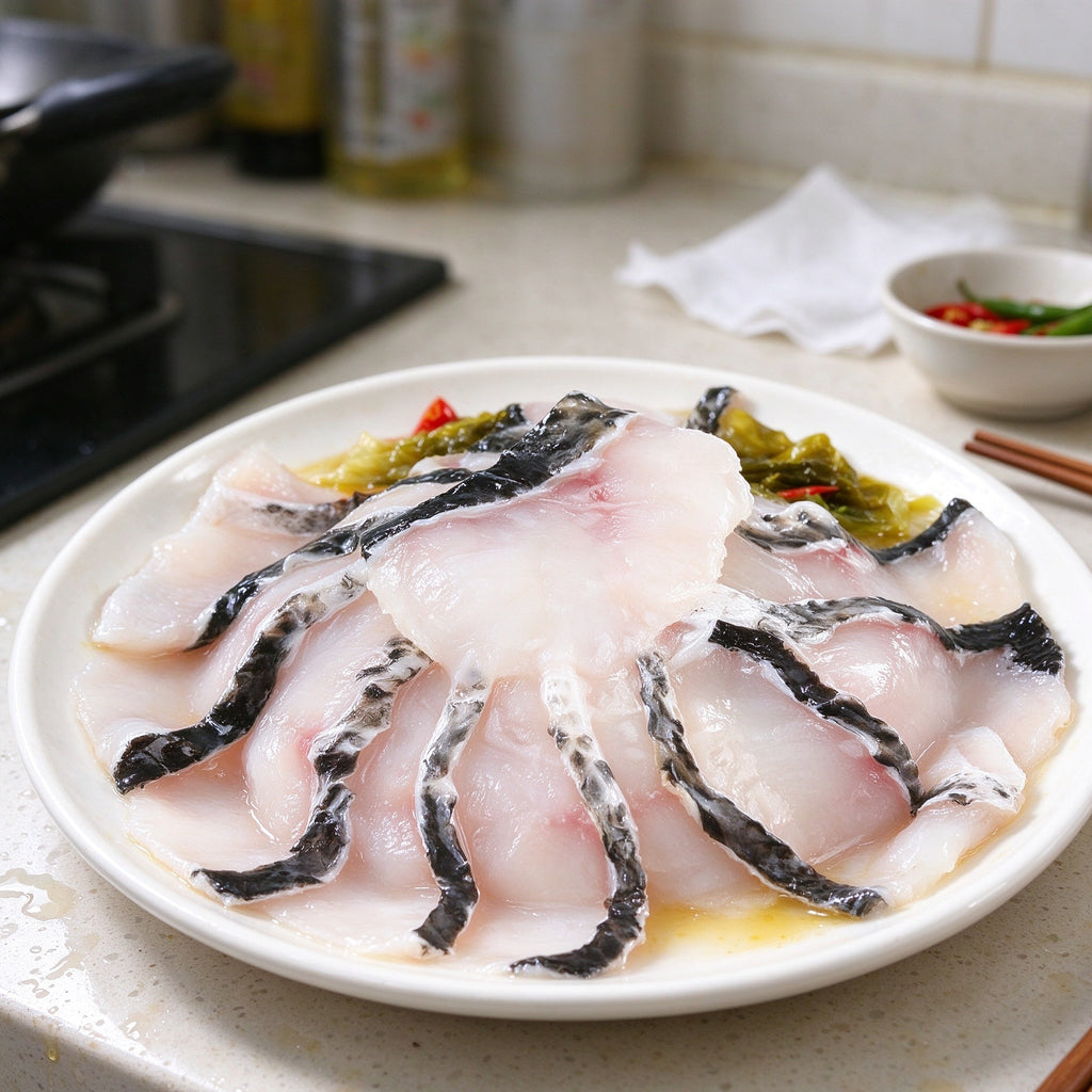 Steamed Snakehead Fish Fillets