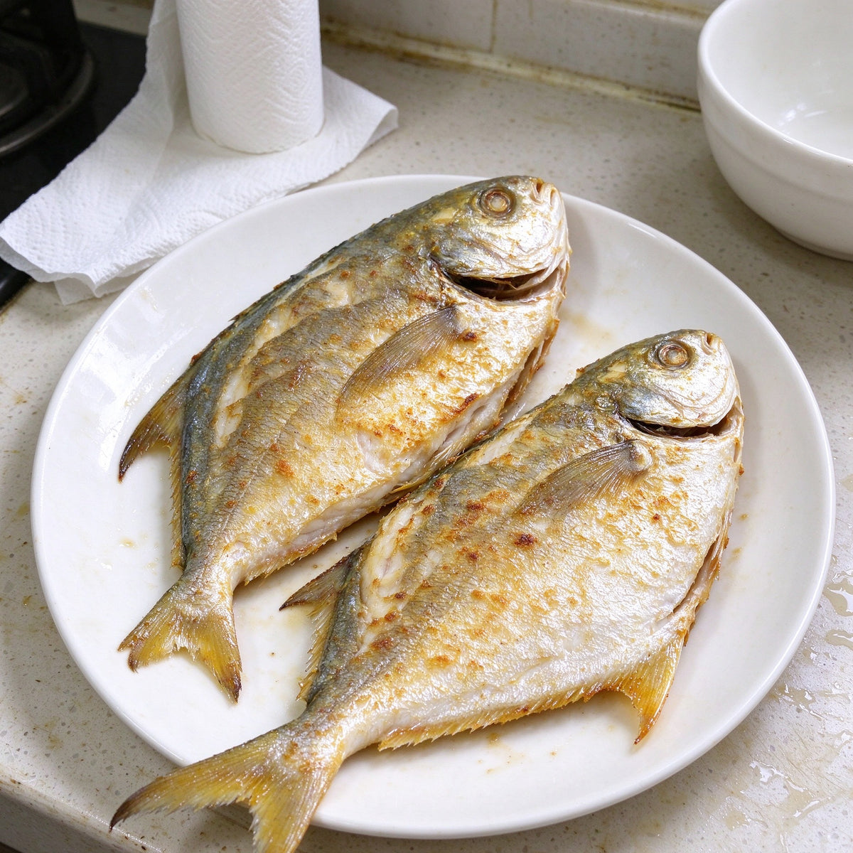 Fresh Golden Pomfret Whole Fish