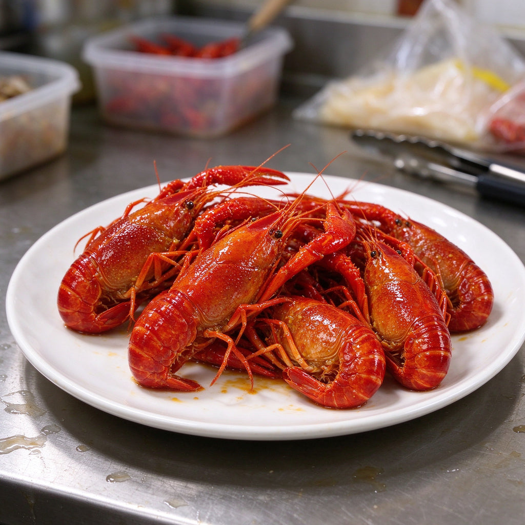 Juicy Fresh Boiled Crawfish Delight