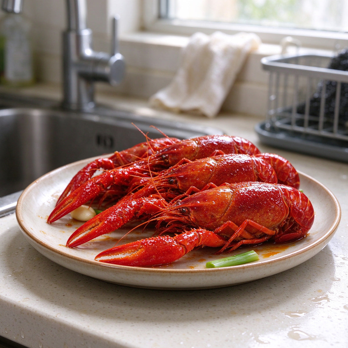 Juicy Fresh Boiled Crawfish Delight